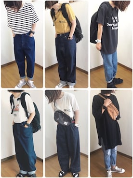 「Altered（オルタード）のアイテム」を使った、あゆさん（レディース・157cm）の夏コーディネート