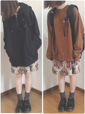 「one after another NICE CLAUP（ワンアフターアナザーナイスクラップ）のアイテム」を使った、あゆさん（レディース・157cm）の秋コーディネート