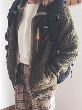 「オシャレパッソ」｜「アイテム（ブルゾン）」を使った、あゆさん（レディース・157cm）の秋コーディネート