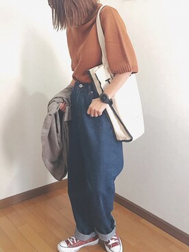 「GRL（グレイル）のアイテム（その他アウター）」を使った、あゆさん（レディース・157cm）の秋コーディネート