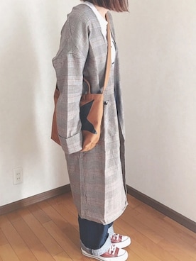 「GRL（グレイル）のアイテム（その他アウター）」を使った、あゆさん（レディース・157cm）の秋コーディネート