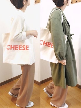 「GRL（グレイル）のアイテム（モッズコート）」を使った、あゆさん（レディース・157cm）の春コーディネート