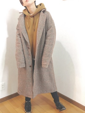 「やっぱりストリートが好き」｜「アイテム（チェスターコート）」を使った、あゆさん（レディース・157cm）の秋コーディネート