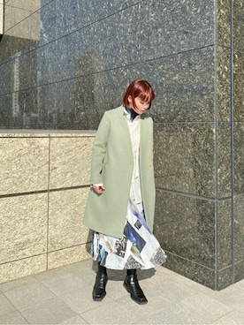 「#instagood」｜「アイテム（ジャケット/アウター）」を使った、mizuhoさん（レディース・161cm）の冬コーディネート
