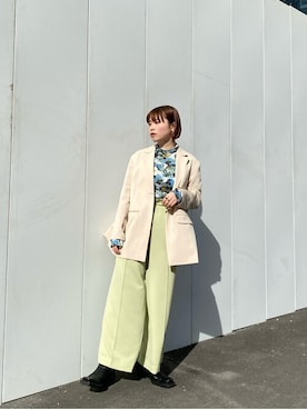 「#instagood」｜「アイテム（ジャケット/アウター）」を使った、mizuhoさん（レディース・161cm）の冬コーディネート