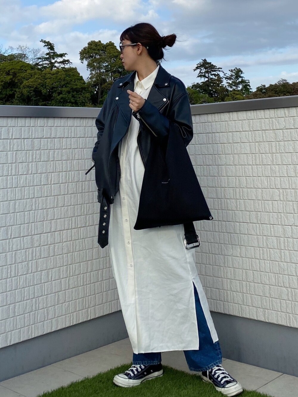 MOUSSY（マウジー）の「OVERSIZED LEATHER ジャケット