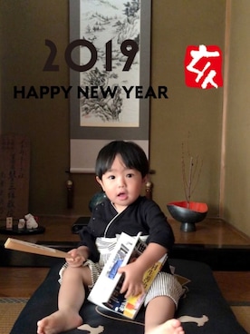 「2019年スタート！」｜kai...さん（キッズ・80cm）の冬コーディネート
