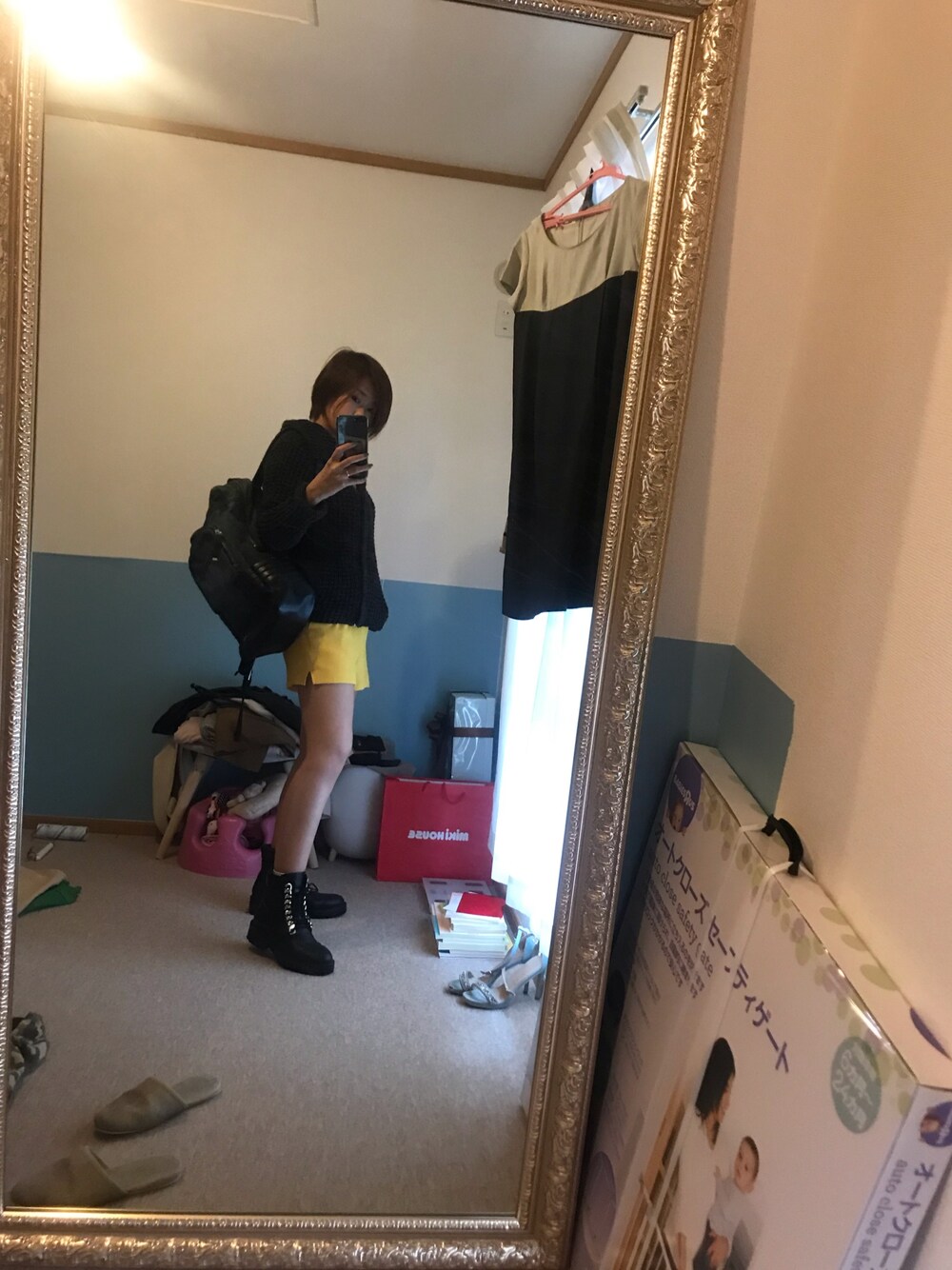「H&Mのアイテム（ブーツ、ブラック系）」を使った、more_kirakiraさん（レディース・160cm）の春コーディネートの1枚目の写真