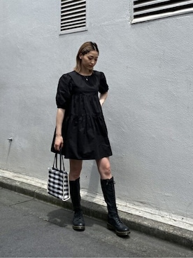 「ミニワンピ」｜LAGUAGEMさん（レディース・163cm）の夏コーディネート