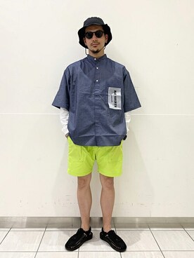 「417 EDIFICE（フォーワンセブンエディフィス）のアイテム（財布/小物）」を使った、akihiroさん（メンズ・175cm）の夏コーディネート