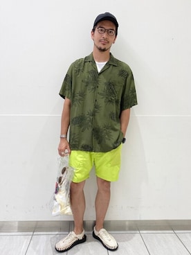 「417 EDIFICE（フォーワンセブンエディフィス）のアイテム（キャップ）」を使った、akihiroさん（メンズ・175cm）の夏コーディネート