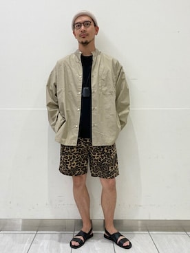 「417 EDIFICE（フォーワンセブンエディフィス）のアイテム（ニットキャップ/ビーニー）」を使った、akihiroさん（メンズ・175cm）の夏コーディネート