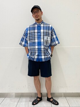 「417 EDIFICE（フォーワンセブンエディフィス）のアイテム（キャップ）」を使った、akihiroさん（メンズ・175cm）の夏コーディネート