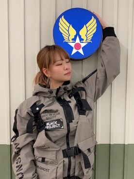「いいね返し」｜「アイテム（ジャケット/アウター）」を使った、𝗔𝗼𝗿𝗶 𝗠𝗮𝗲𝗱𝗮さん（レディース・162cm）の冬コーディネート