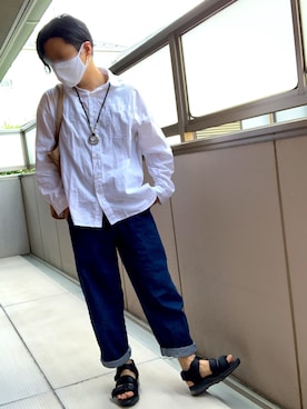 「improves（インプローブス）のアイテム（トップス）」を使った、Torichockさん（メンズ・173cm）の夏コーディネート