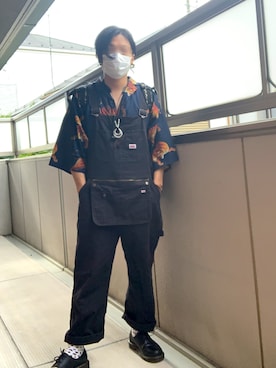 「BIG MAC（ビッグマック）のアイテム（その他パンツ）」を使った、Torichockさん（メンズ・173cm）の夏コーディネート