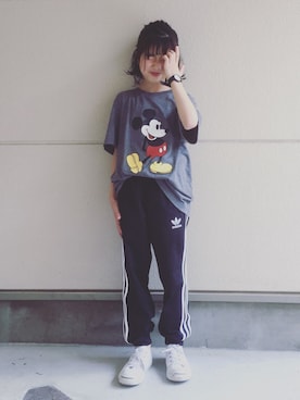 「パックT」｜i_Kaさん（キッズ・130cm）の夏コーディネート
