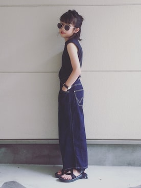 「Chaco（チャコ）のアイテム」を使った、i_Kaさん（キッズ・135cm）の夏コーディネート