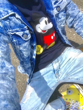 「ミッキー」｜Masahiro Kimuraさん（メンズ・170cm）の夏コーディネート