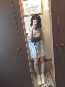 「corset」｜myu.さん（レディース・158cm）の夏コーディネート