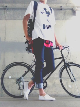 「US（アス）のアイテム」を使った、たこ🐙さん（メンズ・180cm）の夏コーディネート