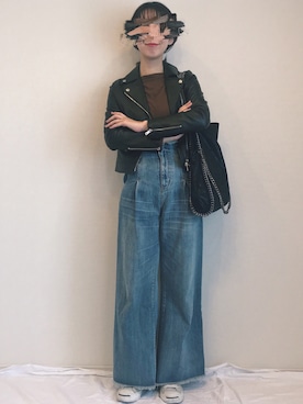 sanae☆さん（レディース・164cm）の春コーディネート