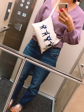 「アイテム（キャスケット）」を使った、かすみんさん（レディース・158cm）の夏コーディネート