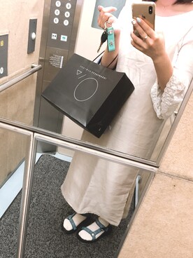 「HITCH HIKE（ヒッチハイク）のアイテム」を使った、かすみんさん（レディース・158cm）の春コーディネート