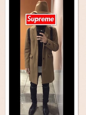 genさん（メンズ・170cm）の冬コーディネート