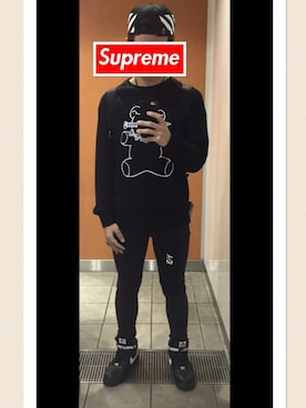 「Chrome Hearts」｜「アイテム（スウェット）」を使った、genさん（メンズ・170cm）の秋コーディネート