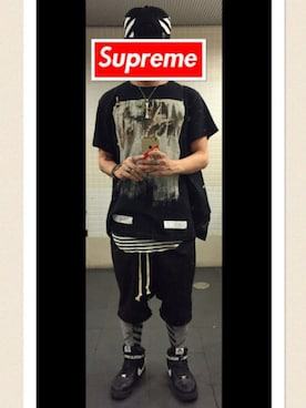 「SAINT LAURENT PARIS（サンローランパリ）のアイテム（トートバッグ）」を使った、genさん（メンズ・170cm）の夏コーディネート