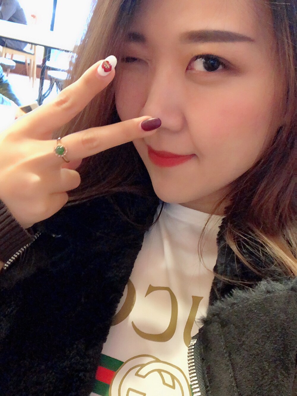 「ZARAのアイテム（ジャケット/アウター、ブラック系）」を使った、Yingying_Rubyさん（レディース・173cm）の冬コーディネートの1枚目の写真