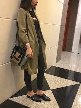 「APM Monacoのアイテム（リング）」を使った、SwingSssさん（レディース・164cm）の春コーディネート