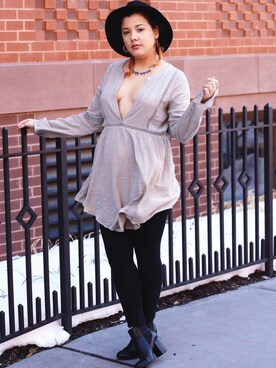 「lotd」｜Ashley Jacklynさん（レディース・155cm）の春コーディネート