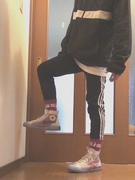 「REBERTAS（リベルタス）のアイテム」を使った、ほだかさん（メンズ・168cm）の秋コーディネート