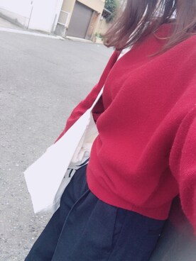 「ゆったりシルエット」｜「アイテム（アクセサリー）」を使った、KsH_yomiさん（レディース・157cm）の秋コーディネート