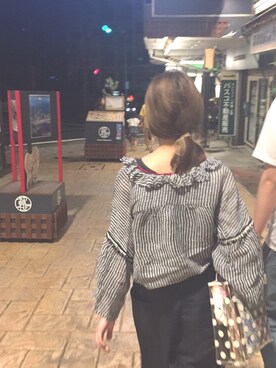 「HAKKA（ハッカ）のアイテム」を使った、晴さん（レディース・148cm）の夏コーディネート