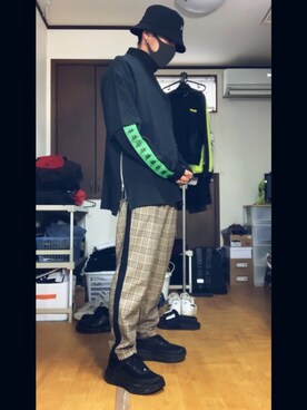 「L.H.P Private Brand（エルエイチピープライベートブランド）のアイテム」を使った、oKaさん（メンズ・170cm）の冬コーディネート
