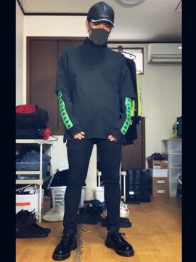 「L.H.P Private Brand（エルエイチピープライベートブランド）のアイテム」を使った、oKaさん（メンズ・170cm）の冬コーディネート