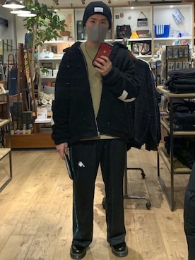「SITRY（シトリー）のアイテム（ブルゾン）」を使った、oKaさん（メンズ・170cm）の春コーディネート