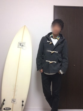 「WEGO（ウィゴー）のアイテム（ダッフルコート）」を使った、JACKさん（メンズ・174cm）の冬コーディネート
