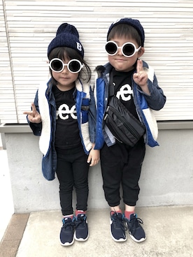 mihaさん（キッズ・110cm）の春コーディネート