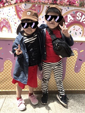 mihaさん（キッズ・110cm）の春コーディネート