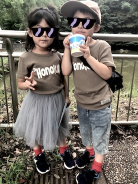 mihaさん（キッズ・104cm）の夏コーディネート