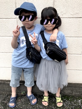 mihaさん（キッズ・110cm）の夏コーディネート