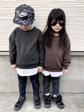 mihaさん（キッズ・110cm）の春コーディネート