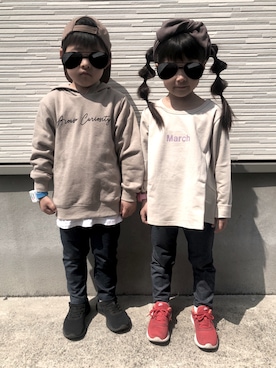 mihaさん（キッズ・110cm）の春コーディネート