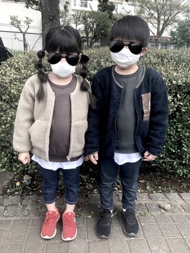 mihaさん（キッズ・110cm）の春コーディネート