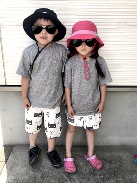 mihaさん（キッズ・110cm）の春コーディネート