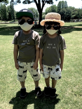 mihaさん（キッズ・110cm）の春コーディネート